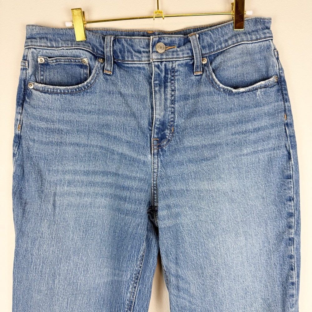 J. Crew 90s Classic Straight Leg Jeans High Rise Size 29T 29 Tall - Picture 3 of 14